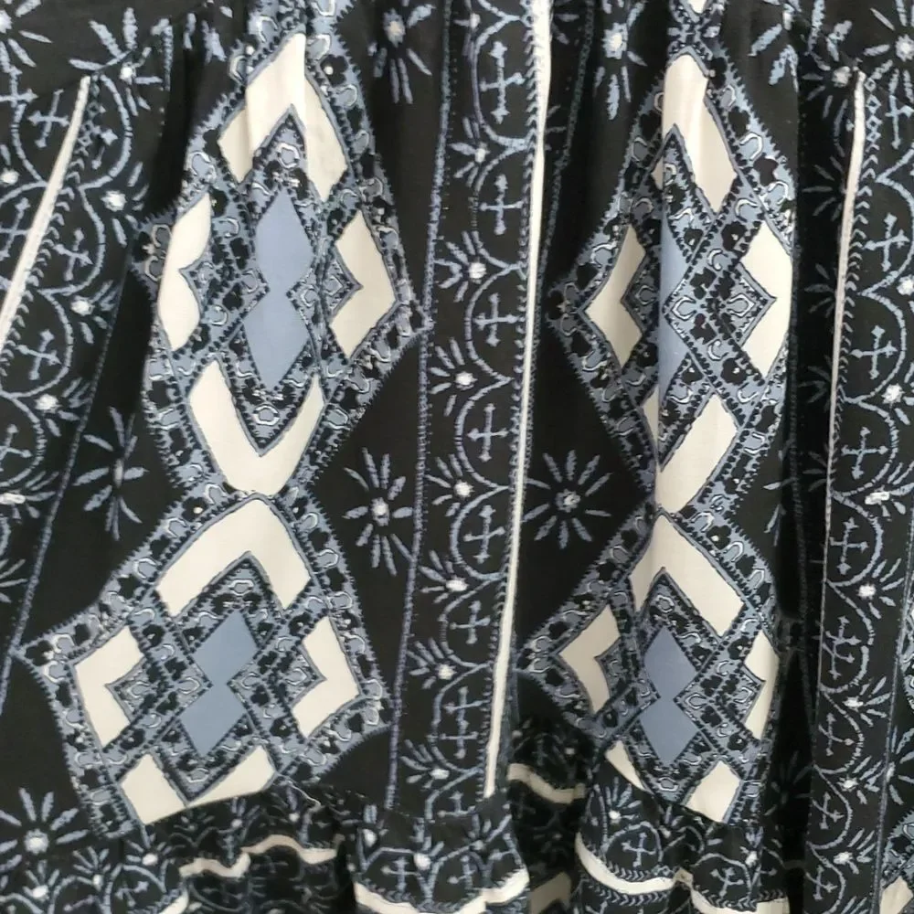 Free People Down By The Bay Tunic Bohemian Size XS